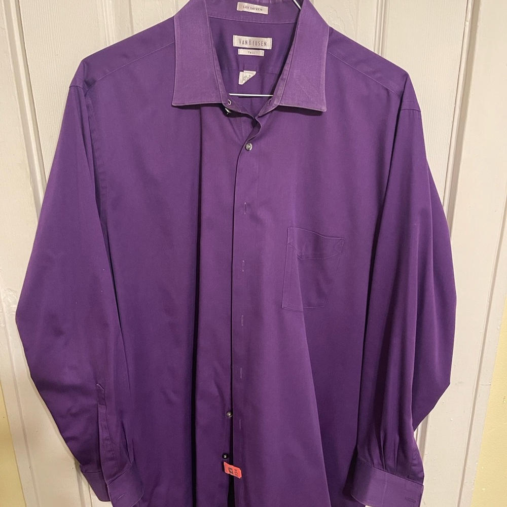 Van Heusen Men's Purple Shirt
